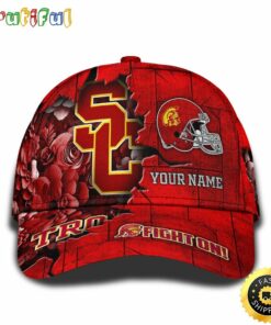 Personalized NCAA USC Trojans All Over Print Baseball Cap Show Your Pride PT48239