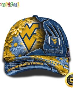 Personalized NCAA West Virginia Mountaineers All Over Print Baseball Cap The Perfect Way To Rep Your Team PT48222