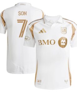 LAFC Son Heung-Min White 2025 Secondary Player Jersey PT74181